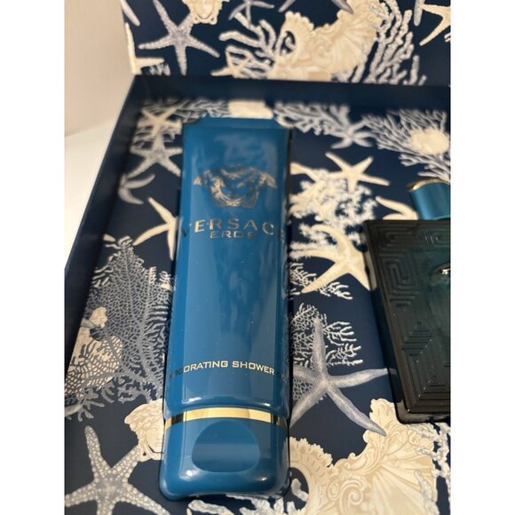 Versace Eros Pour Homme 100ml EDT + 150ml Shower Gel Gift Set Men’s Fragrance - Picture 6 of 6